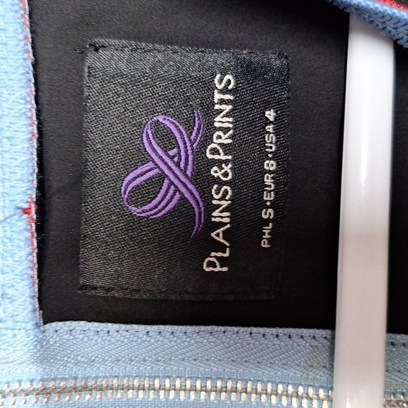 Plains & PRINTS SIZE 4 SLEEVELESS BLOUSE - Picture 3 of 7